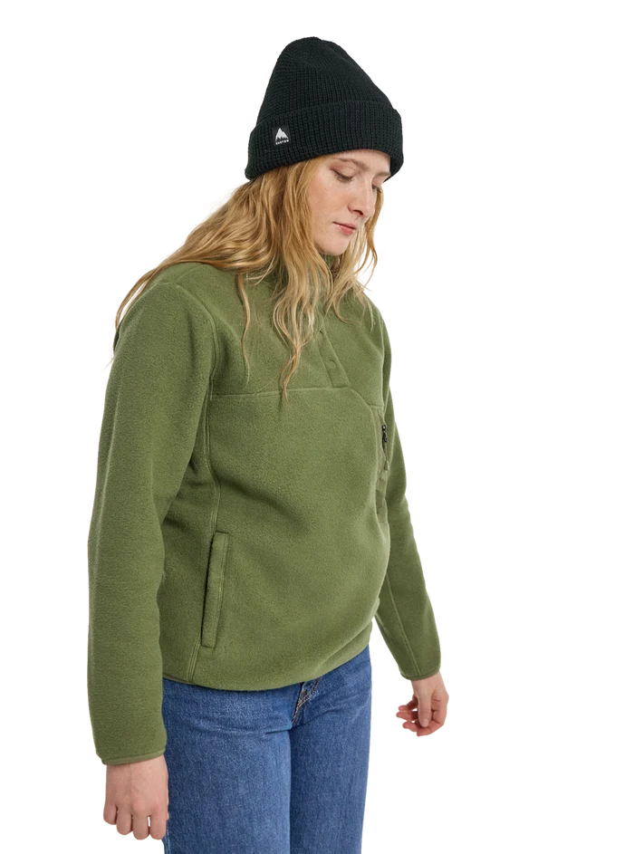 Product image of Women's Burton Cinder Fleece Pullover[Variant:Forest Moss]