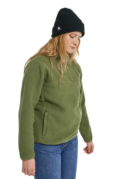 Product image of Women's Burton Cinder Fleece Pullover[Variant:Forest Moss]