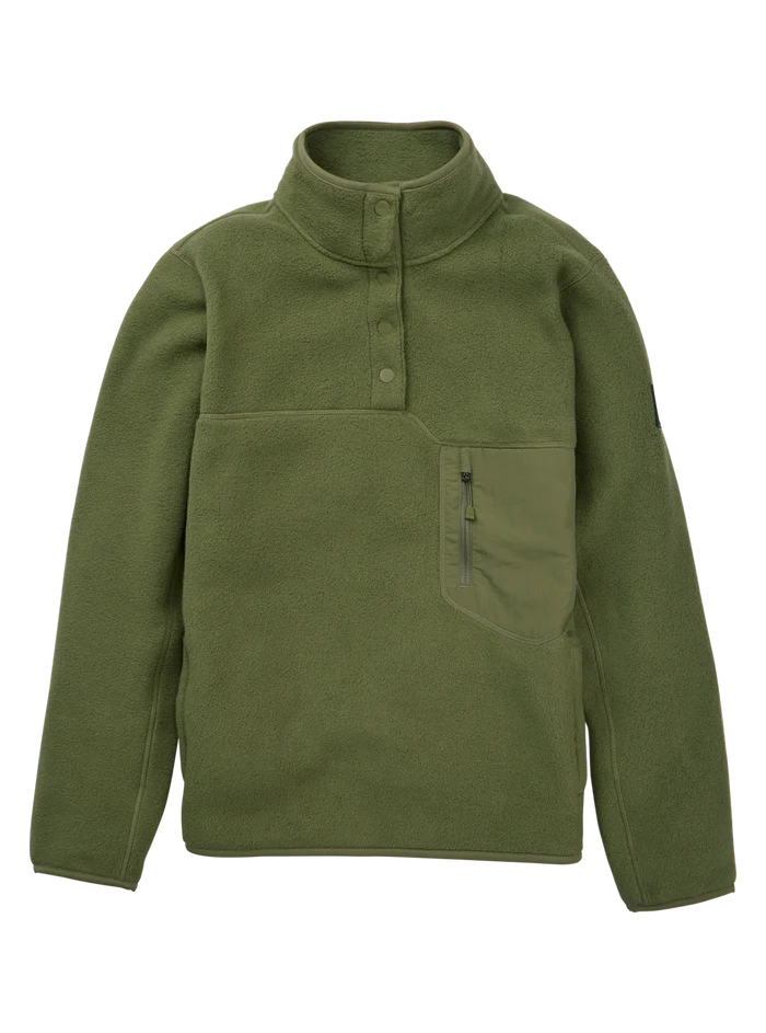 Product image of Women's Burton Cinder Fleece Pullover[Variant:Forest Moss]