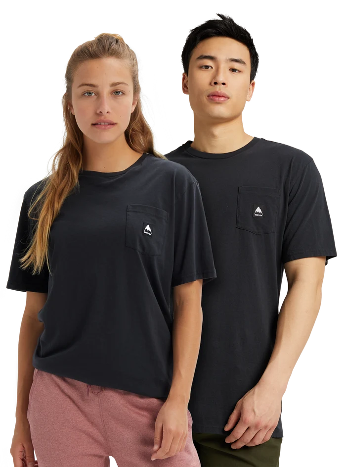Product image of Burton Colfax Short Sleeve T-Shirt[Variant:True Black]