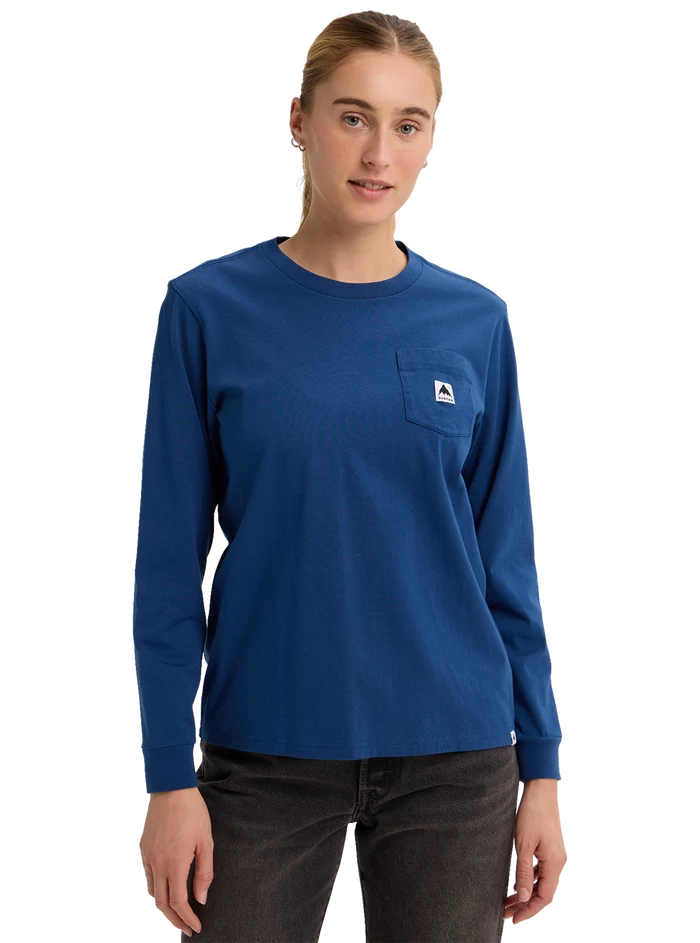 Product image of Burton Colfax Long Sleeve T-Shirt[Variant:Nightfall]