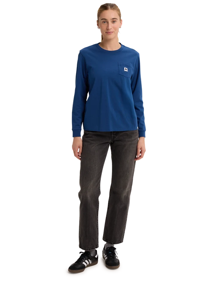 Product image of Burton Colfax Long Sleeve T-Shirt[Variant:Nightfall]