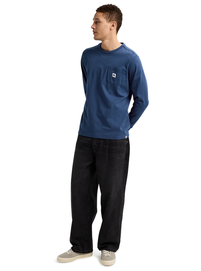 Product image of Burton Colfax Long Sleeve T-Shirt[Variant:Nightfall]