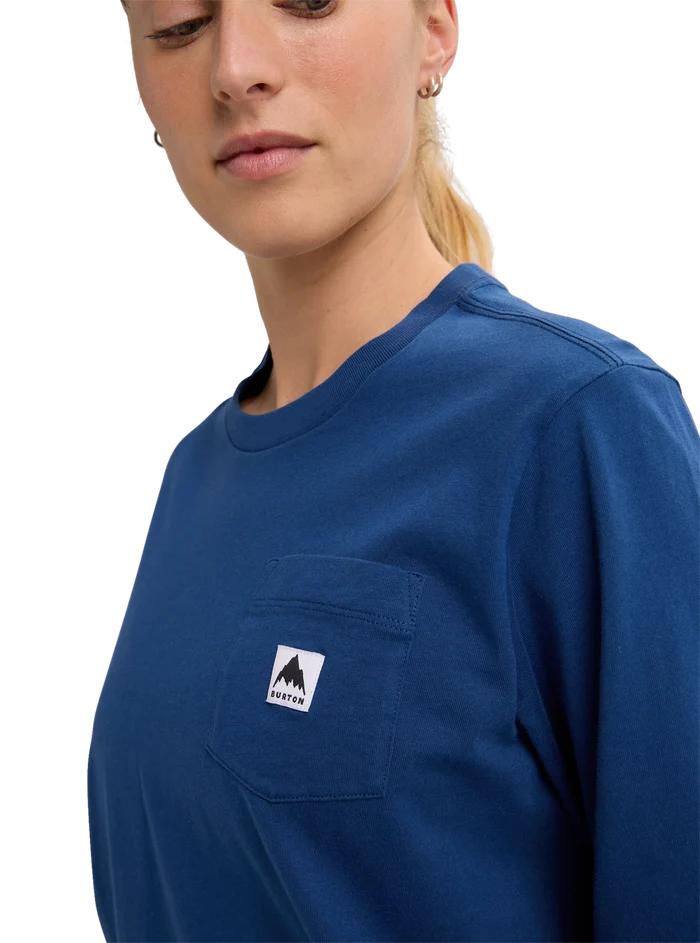 Product image of Burton Colfax Long Sleeve T-Shirt[Variant:Nightfall]