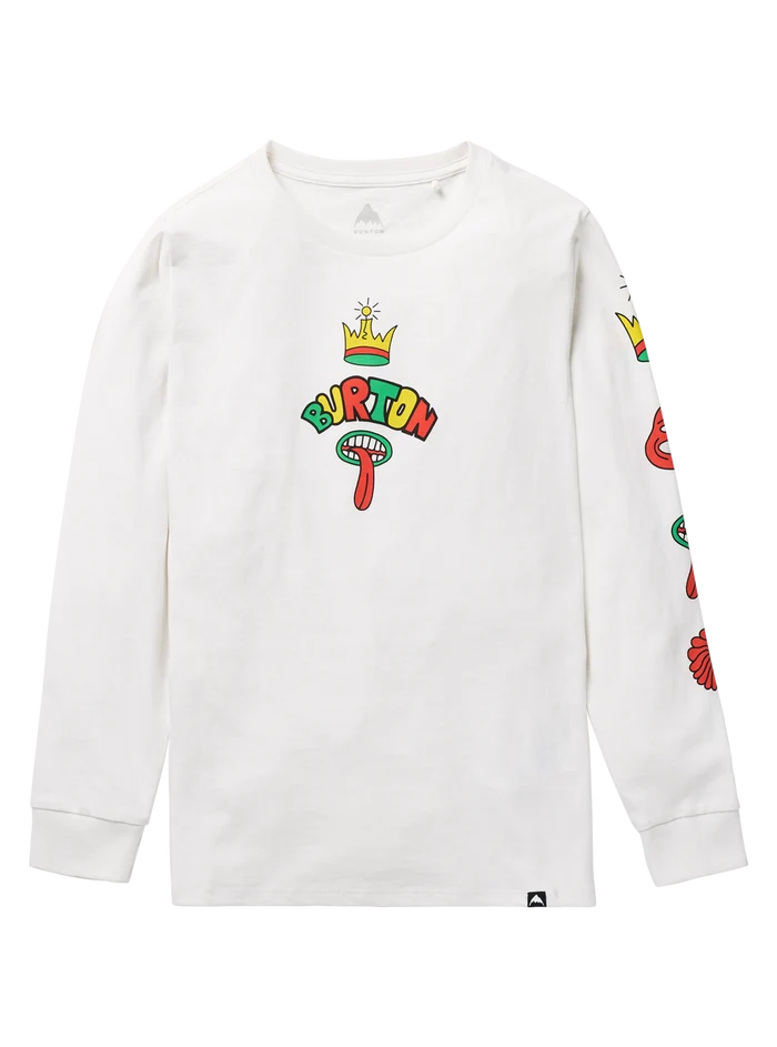 Product image of Kids' Burton Counterbalance 26 Long Sleeve T-Shirt[Variant:Stout White]