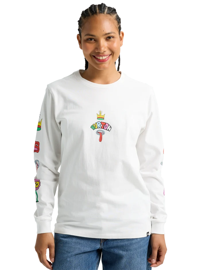 Product image of Burton Counterbalance 26 Long Sleeve T-Shirt[Variant:Stout White]