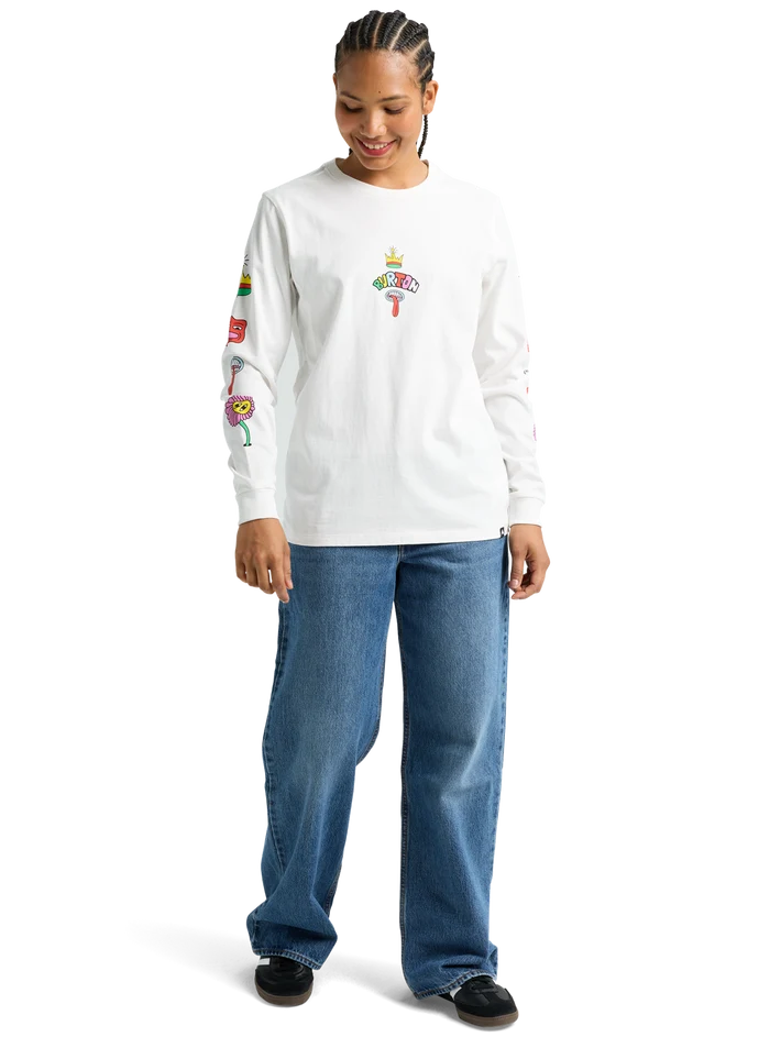 Product image of Burton Counterbalance 26 Long Sleeve T-Shirt[Variant:Stout White]