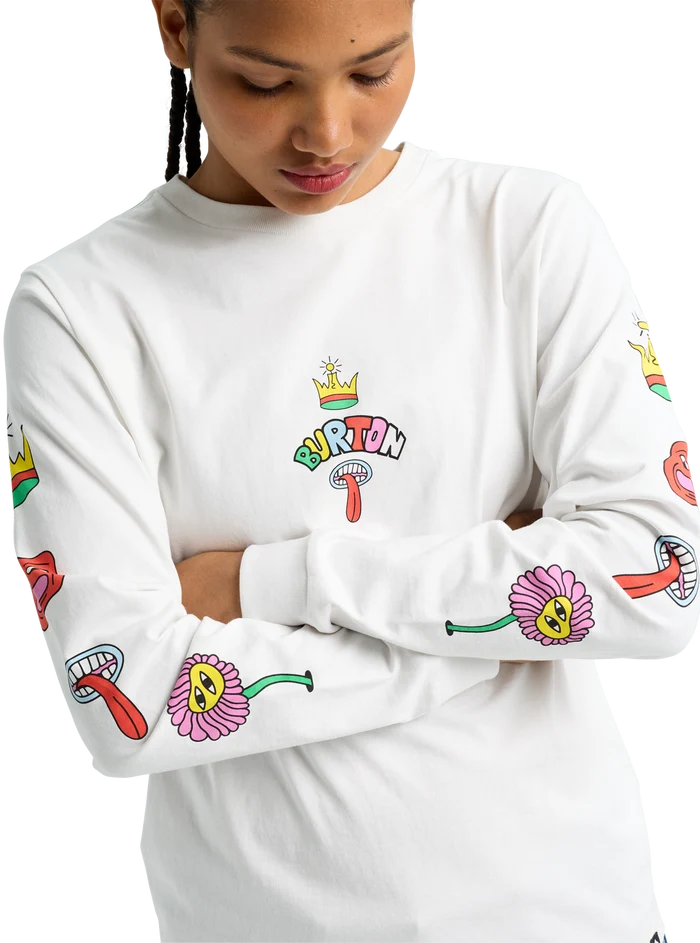 Product image of Burton Counterbalance 26 Long Sleeve T-Shirt[Variant:Stout White]