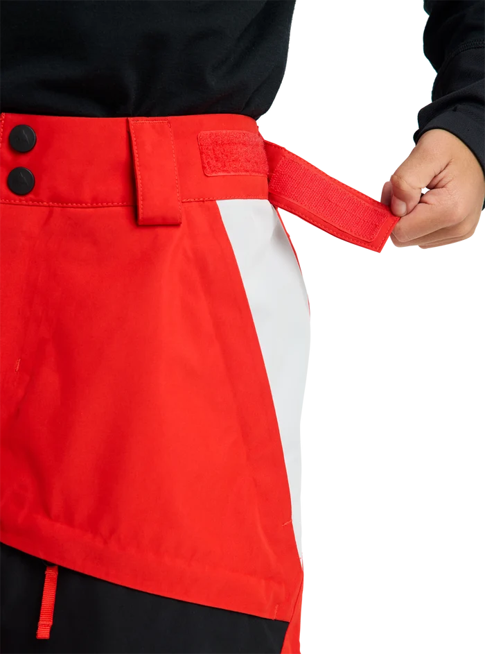 Product image of Kids' Burton GORE-TEX Shell Pants[Variant:Flame Scarlet / True Black]