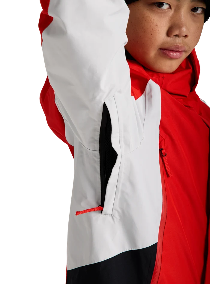 Product image of Kids' Burton GORE-TEX Shell Jacket[Variant:Flame Scarlet / True Black]