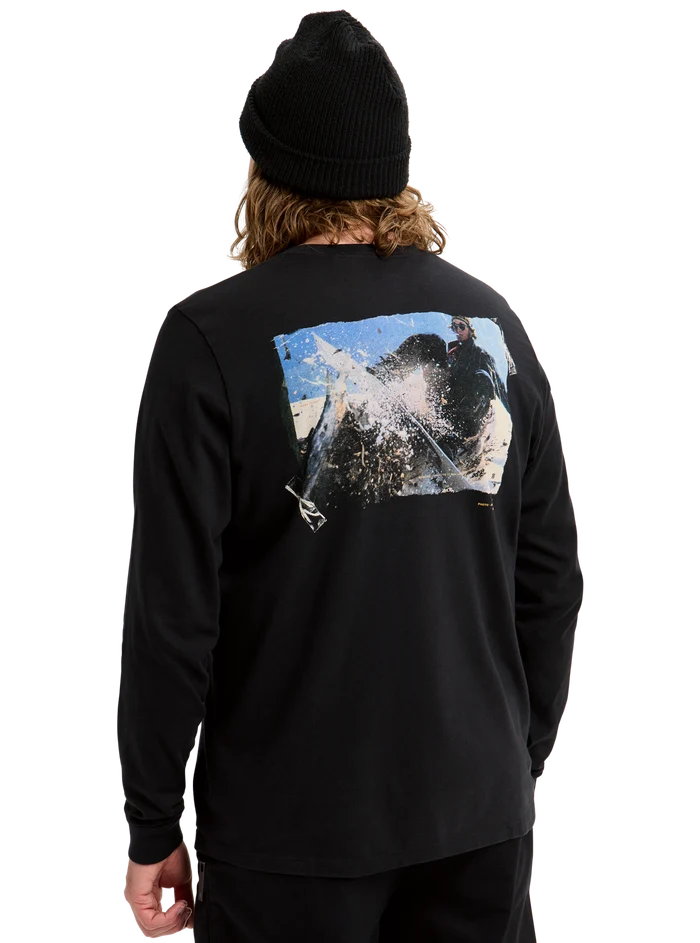 Product image of Burton Heavyweight Photo Long Sleeve T-Shirt[Variant:True Black]