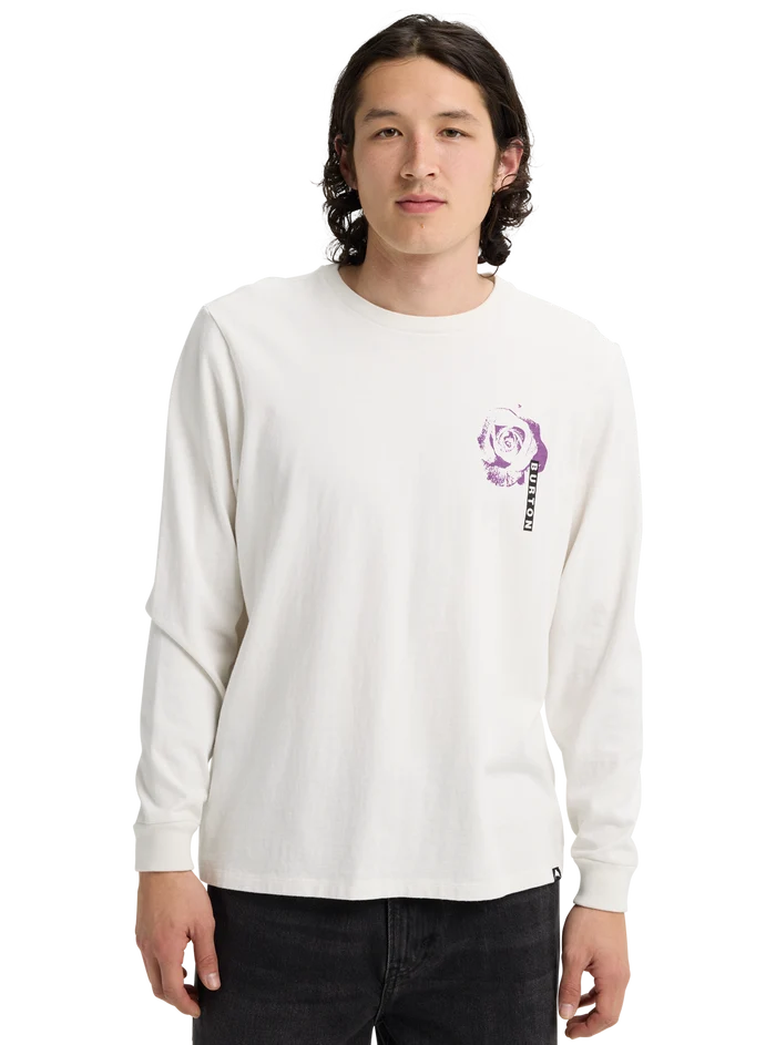 Product image of Burton Heavyweight PJ Artist Long Sleeve T-Shirt[Variant:Stout White]