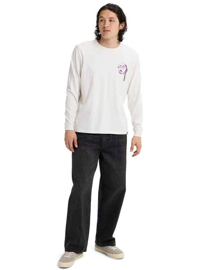 Product image of Burton Heavyweight PJ Artist Long Sleeve T-Shirt[Variant:Stout White]
