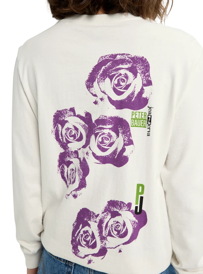 Product image of Burton Heavyweight PJ Artist Long Sleeve T-Shirt[Variant:Stout White]