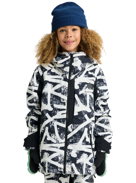 Product image of Kids' Burton Hillslope Jacket[Variant:City Streets / True Black]