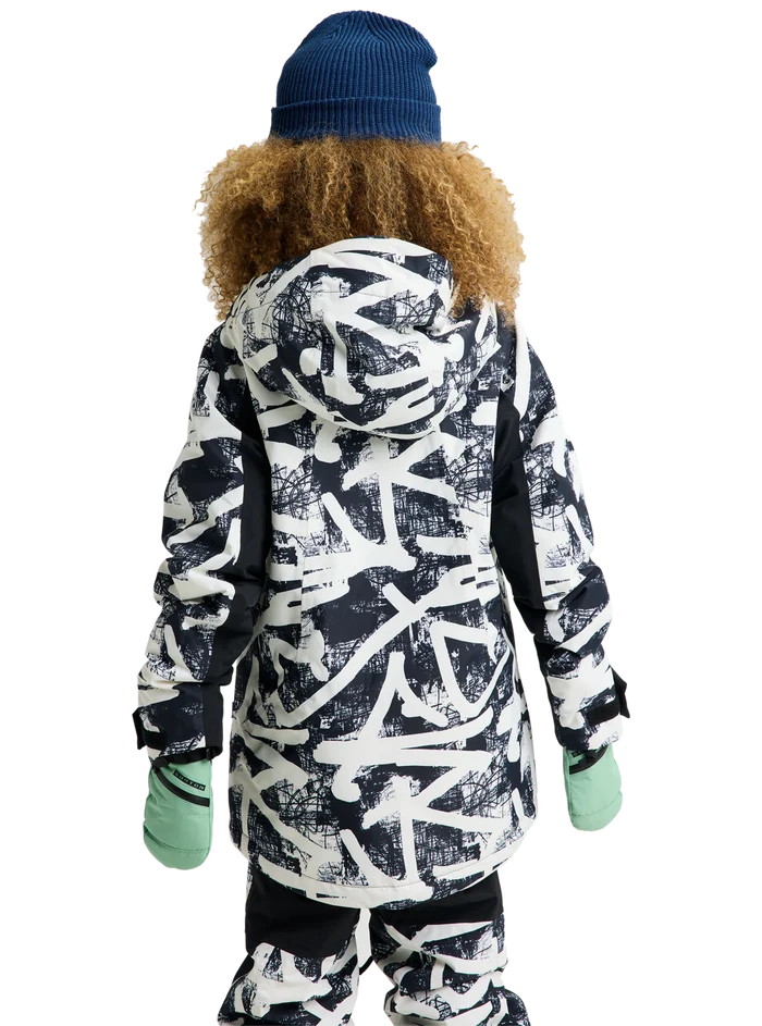 Product image of Kids' Burton Hillslope Jacket[Variant:City Streets / True Black]