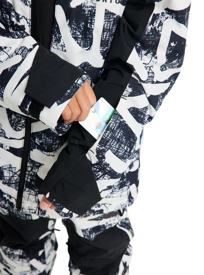 Product image of Kids' Burton Hillslope Jacket[Variant:City Streets / True Black]