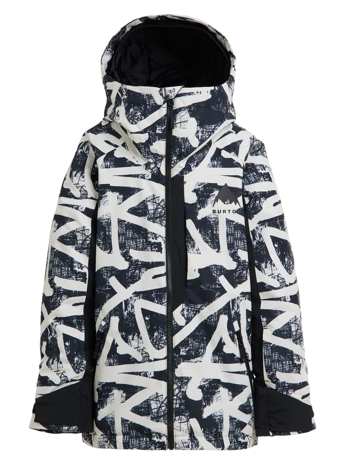 Product image of Kids' Burton Hillslope Jacket[Variant:City Streets / True Black]