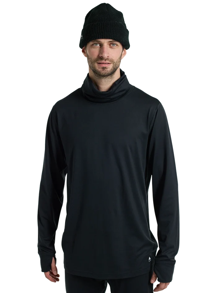 Product image of Men's Burton Midweight Base Layer Long Neck Shirt[Variant:True Black]