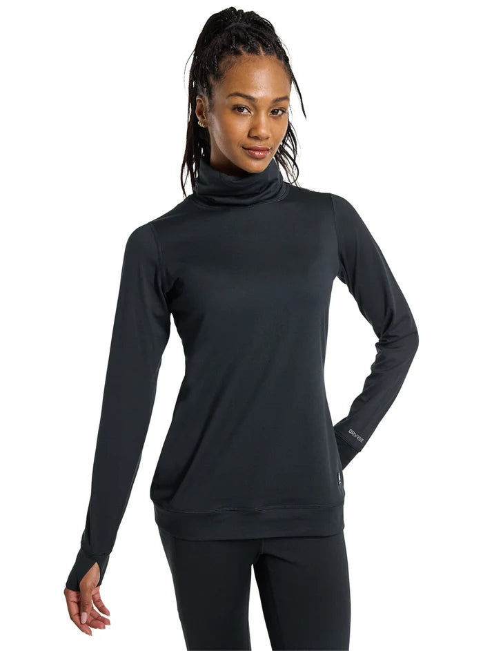 Product image of Women's Burton Midweight Base Layer Long Neck Shirt[Variant:True Black]