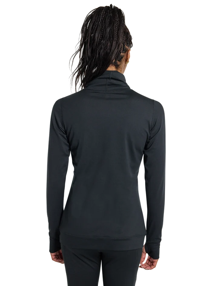 Product image of Women's Burton Midweight Base Layer Long Neck Shirt[Variant:True Black]
