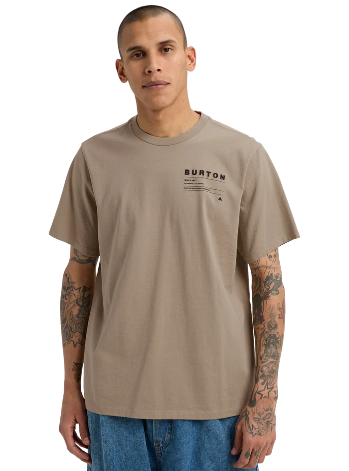 Product image of Burton Moretown Short Sleeve T-Shirt[Variant:Summit Taupe]