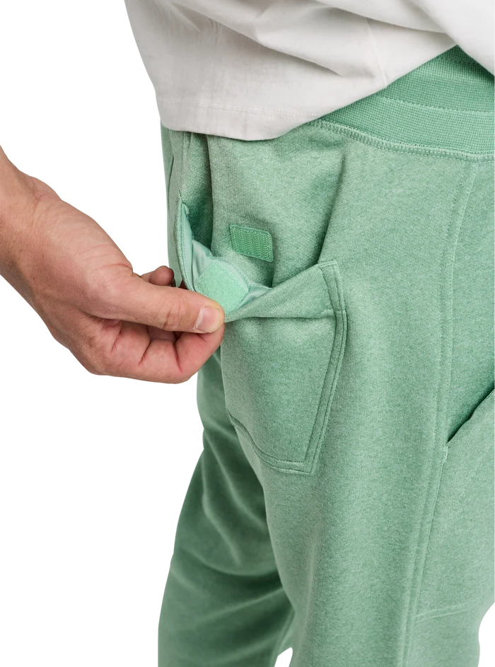 Product image of Men's Burton Oak Fleece Pants[Variant:Soft Sage Heather]