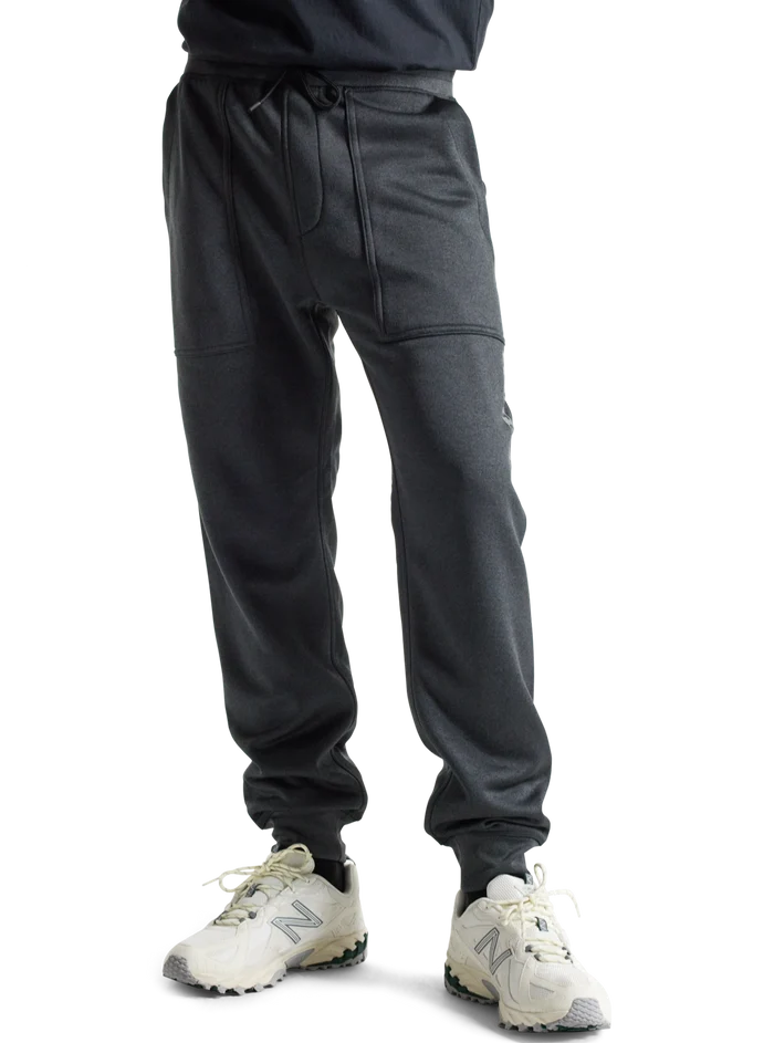Product image of Men's Burton Oak Fleece Pants[Variant:True Black Heather]