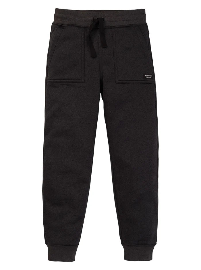 Product image of Kids' Burton Oak Fleece Pants[Variant:True Black Heather]