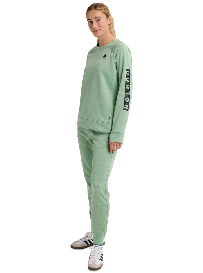 Product image of Women's Burton Oak Crewneck Fleece[Variant:Soft Sage Heather]
