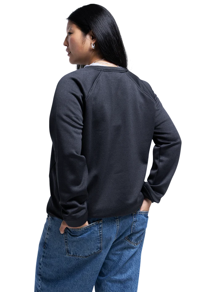 Product image of Women's Burton Oak Crewneck Fleece[Variant:True Black Heather]