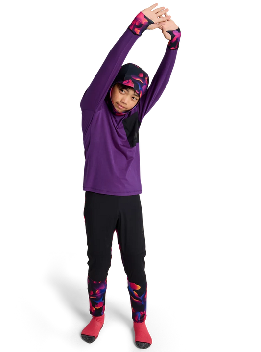 Product image of Kids' Burton Outbeam Merino Wool Set[Variant:Imperial Purple / True Black]