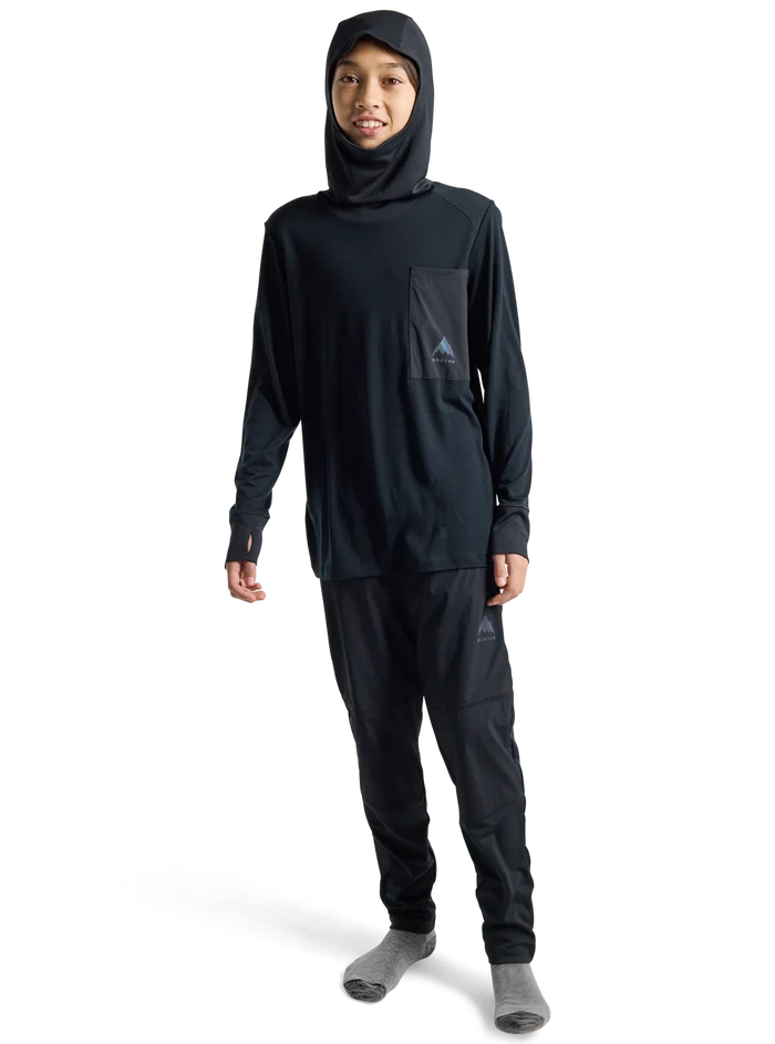 Product image of Kids' Burton Outbeam Merino Wool Set[Variant:True Black]