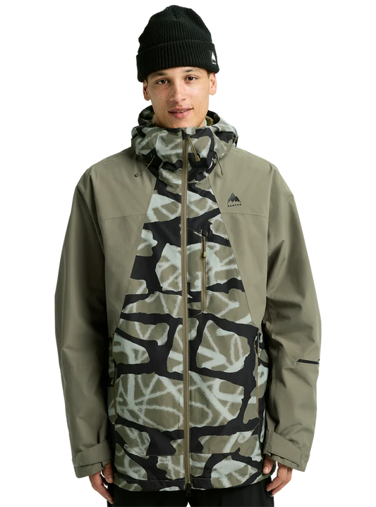 Product image of Men's Burton Reserve 2L Jacket[Variant:Graffiti Camo / Forest Moss]