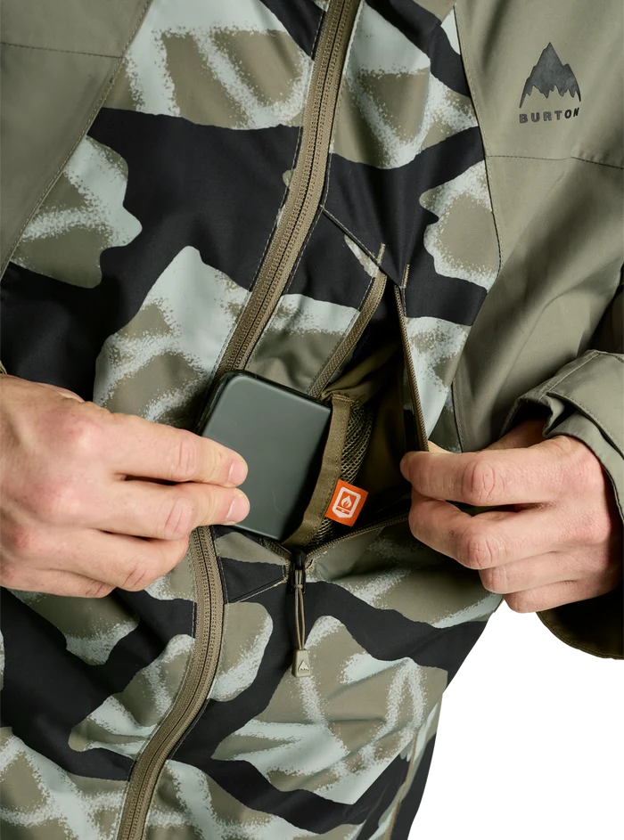 Product image of Men's Burton Reserve 2L Jacket[Variant:Graffiti Camo / Forest Moss]