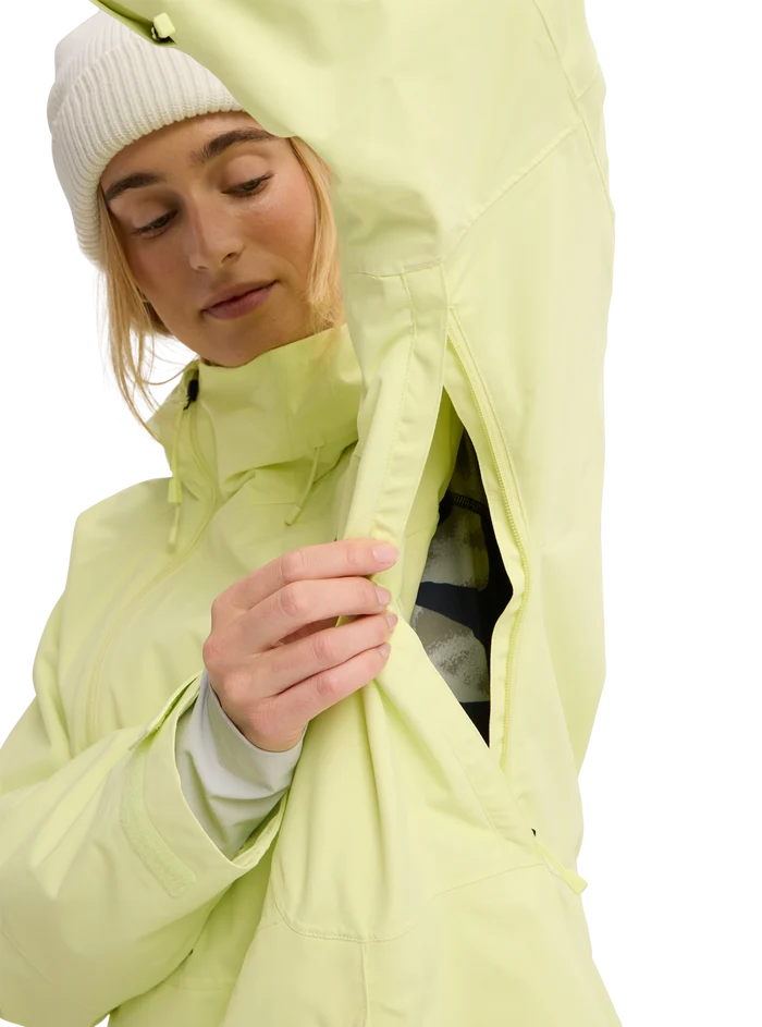 Product image of Women's Burton Reserve 2L Relaxed Anorak Jacket[Variant:Glow Yellow Green]