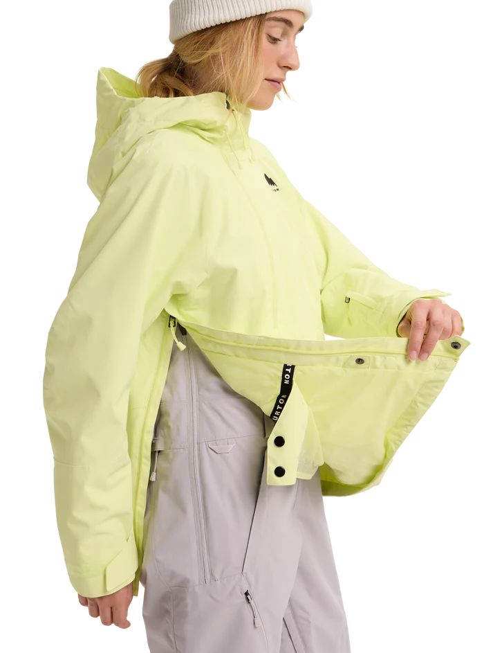 Product image of Women's Burton Reserve 2L Relaxed Anorak Jacket[Variant:Glow Yellow Green]
