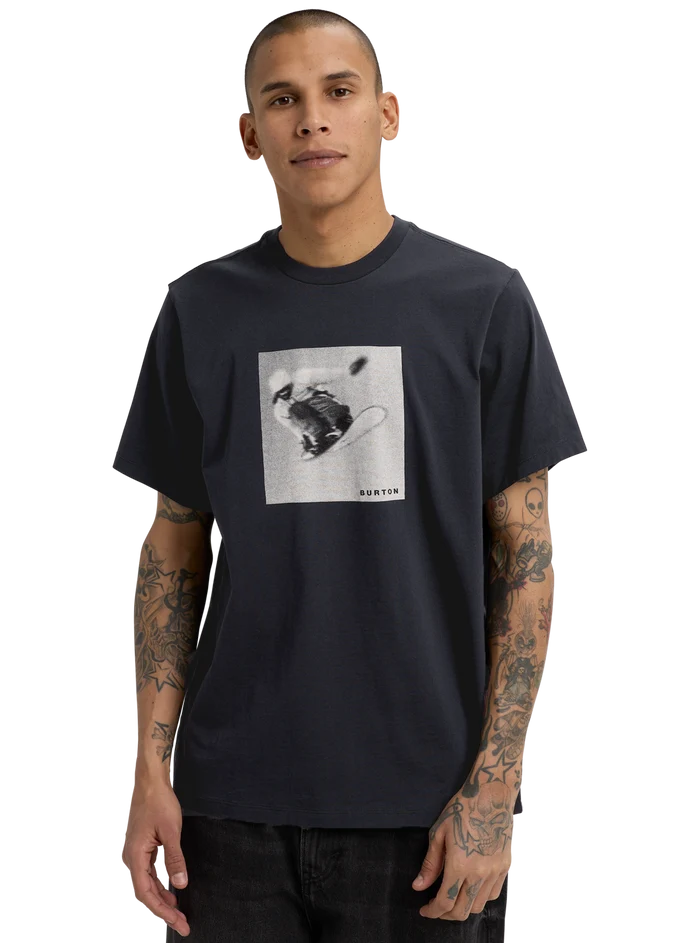 Product image of Burton Sidehit Short Sleeve T-Shirt[Variant:True Black]