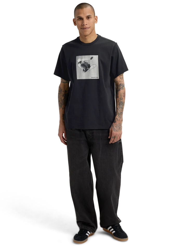 Product image of Burton Sidehit Short Sleeve T-Shirt[Variant:True Black]