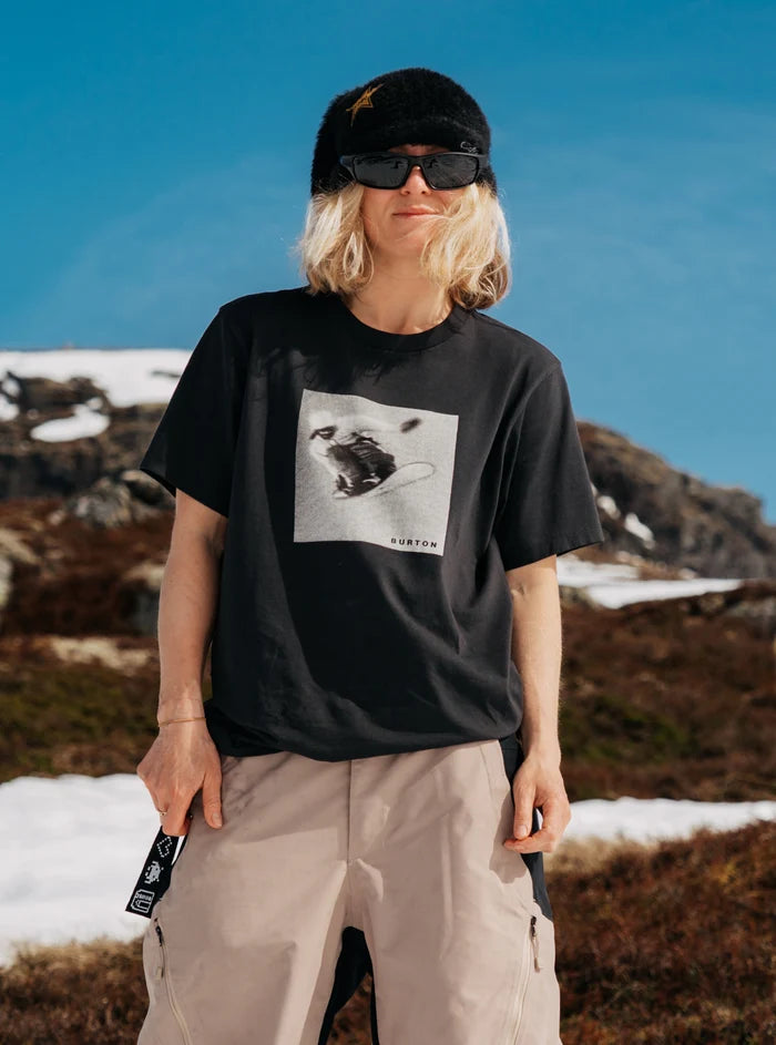 Product image of Burton Sidehit Short Sleeve T-Shirt[Variant:True Black]