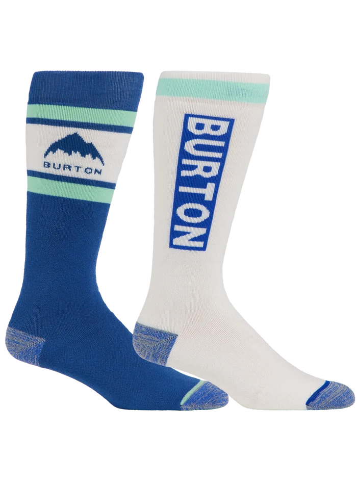 Product image of Women's Burton Weekend Midweight Socks (2 Pack)[Variant:Jake Blue / Light Teal]