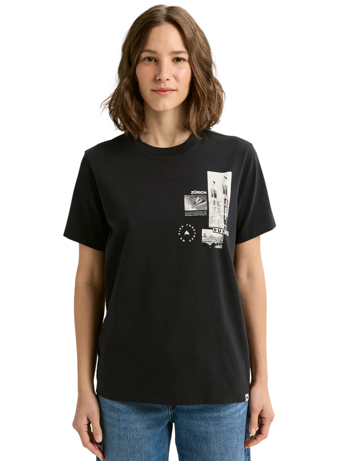 Product image of Burton Zurich Short Sleeve T-Shirt[Variant:True Black]