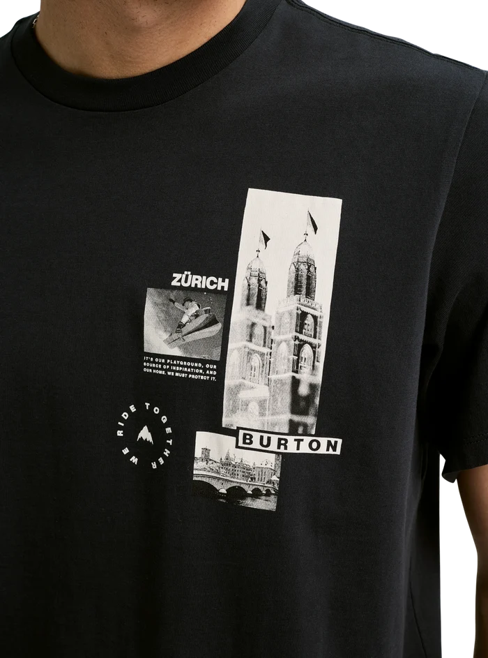 Product image of Burton Zurich Short Sleeve T-Shirt[Variant:True Black]