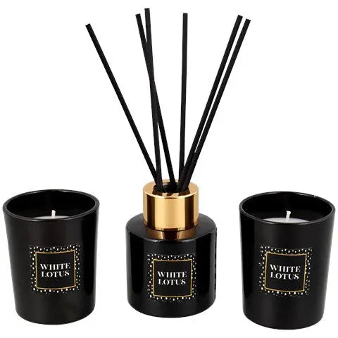 Candles and perfume diffuser
