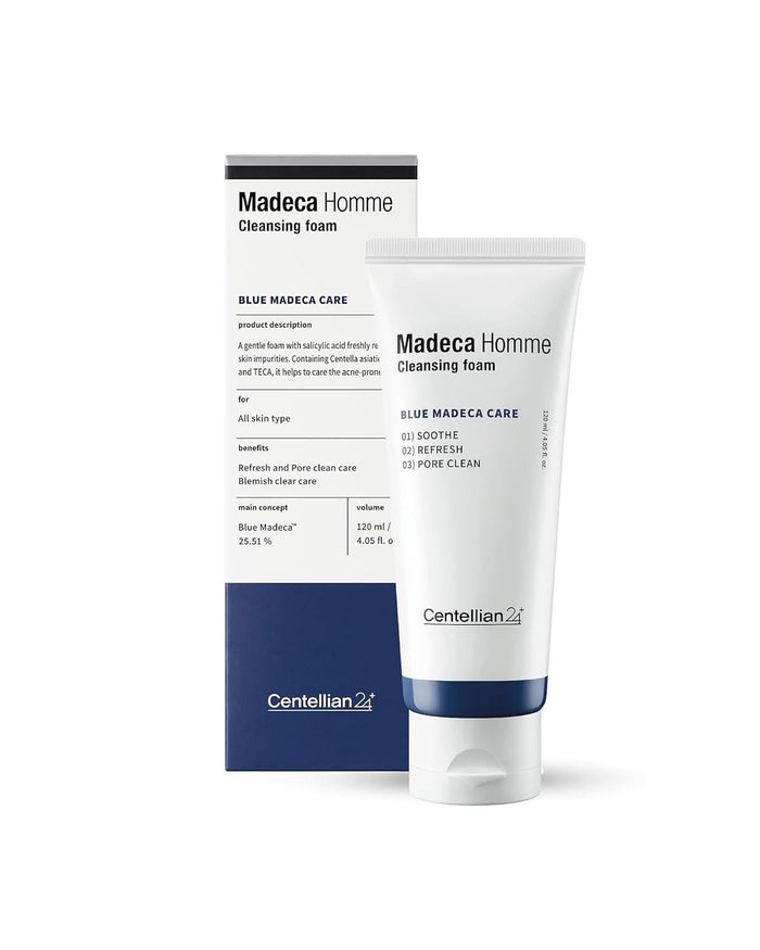 Centellian24 Madeca Homme Cleansing Foam 120ml - Komiko Beauty