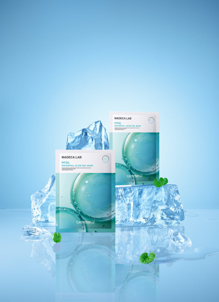 Centellian24 Madeca Lab Hyal Waterfull Glow Gel Mask 1EA - Komiko Beauty