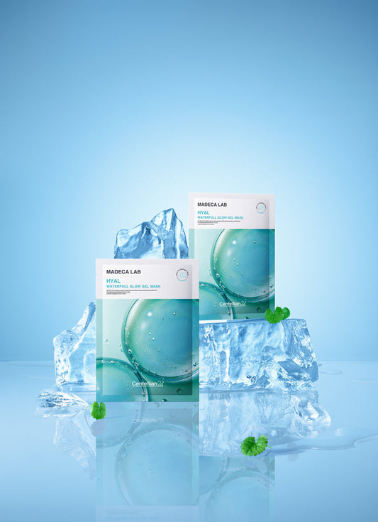 Centellian24 Madeca Lab Hyal Waterfull Glow Gel Mask 1EA - Komiko Beauty