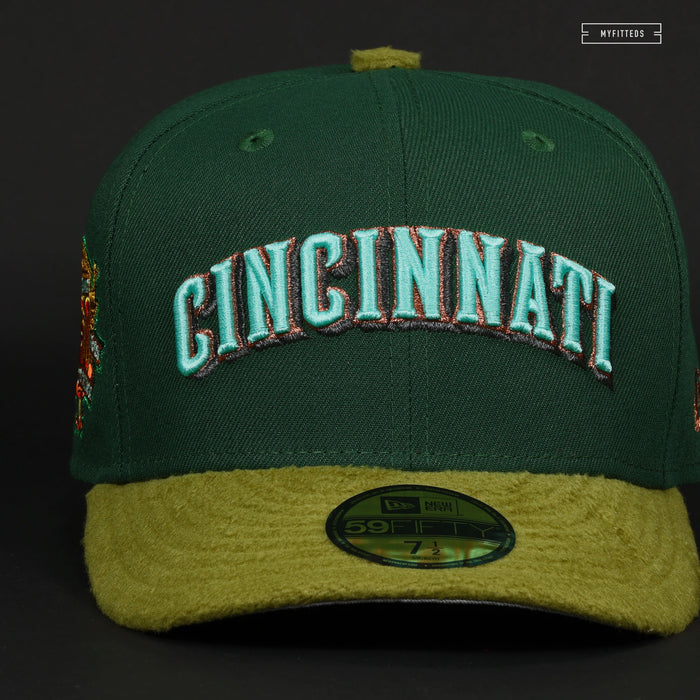 CINCINNATI REDS 150TH ANNIVERSARY FINDLAY MARKET INSPIRED NEW ERA FITTED CAP