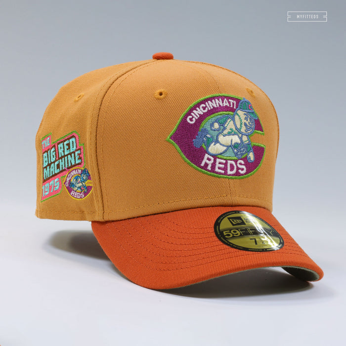 CINCINNATI REDS 1975 THE BIG RED MACHINE CAMPER PACK NEW ERA FITTED CAP