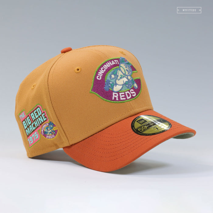 CINCINNATI REDS 1975 THE BIG RED MACHINE CAMPER PACK NEW ERA FITTED CAP